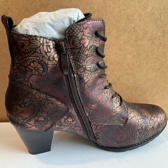 Patrizia Copper Heeled Boots - NIB - Picture 2 of 6